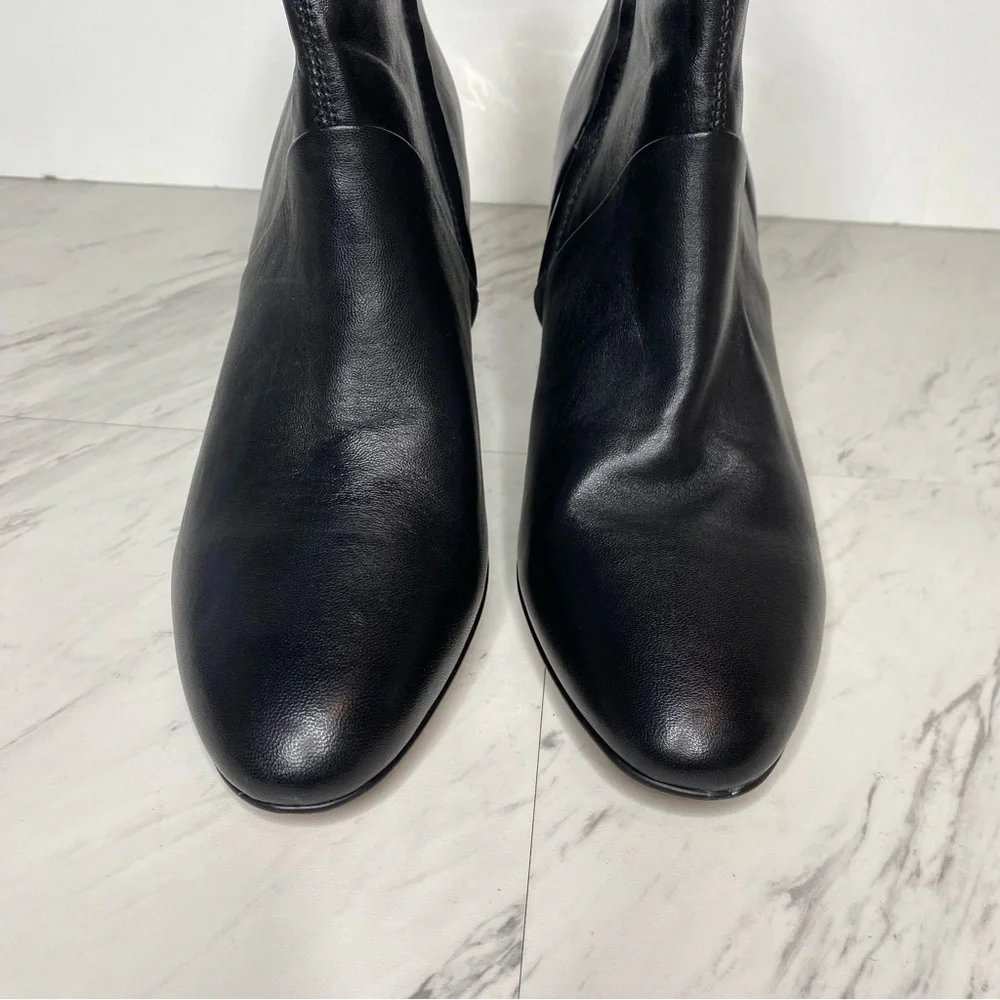 Franco Sarto Pia Black Leather Bootie 11M